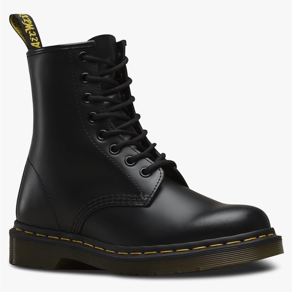 Dr. Martens 1460 Smooth Leather Black Boot Men Sz 8 Ladies Sz 9